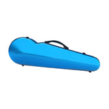 Maxbell Violin Hard Case Carbon Fiber Gifts Portable Carrying Bag for Outdoor Travel blue