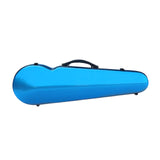 Maxbell Violin Hard Case Carbon Fiber Gifts Portable Carrying Bag for Outdoor Travel blue