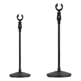 Maxbell Gooseneck Desktop Microphone Stand with Round Base for Singing Gaming Office 13cmx25cm