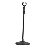 Maxbell Gooseneck Desktop Microphone Stand with Round Base for Singing Gaming Office 14cmx40cm
