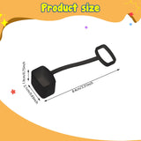 Maxbell Kazoo Mouthpiece Silicone Cover Scratch Resistant Beginner Party Mouth Guard Black