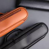 Maxbell Trave Flute Case Exterior Pocket Wear Resistant Handheld with Shoulder Strap black