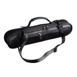 Maxbell Trave Flute Case Exterior Pocket Wear Resistant Handheld with Shoulder Strap black