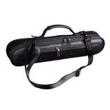 Maxbell Trave Flute Case Exterior Pocket Wear Resistant Handheld with Shoulder Strap black