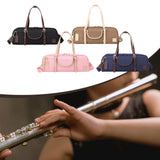 16/17 Hole Flute Carrying Bag Soft Multifunctional Wear Resistant Flute Case Black