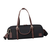16/17 Hole Flute Carrying Bag Soft Multifunctional Wear Resistant Flute Case Black