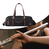 16/17 Hole Flute Carrying Bag Soft Multifunctional Wear Resistant Flute Case Black