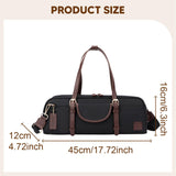 16/17 Hole Flute Carrying Bag Soft Multifunctional Wear Resistant Flute Case Black
