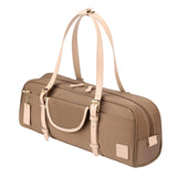 16/17 Hole Flute Carrying Bag Soft Multifunctional Wear Resistant Flute Case Brown