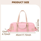 16/17 Hole Flute Carrying Bag Soft Multifunctional Wear Resistant Flute Case Pink