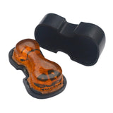 Maxbell Violin Rosin Portable for Violin Viola Cello Bows Professional Musician Gift Black Case