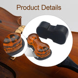 Maxbell Violin Rosin Portable for Violin Viola Cello Bows Professional Musician Gift Black Case