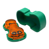 Maxbell Violin Rosin Portable for Violin Viola Cello Bows Professional Musician Gift Green Case