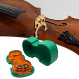 Maxbell Violin Rosin Portable for Violin Viola Cello Bows Professional Musician Gift Green Case