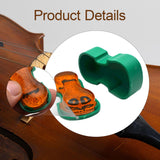Maxbell Violin Rosin Portable for Violin Viola Cello Bows Professional Musician Gift Green Case