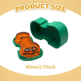 Maxbell Violin Rosin Portable for Violin Viola Cello Bows Professional Musician Gift Green Case