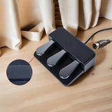 Maxbell 3 Pedal Board Replaces Soft & Sostenuto & Sustain Pedal for MIDI Controllers