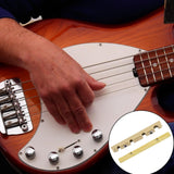 Maxbell 4 String Bass Guitar Nut Length 38mm Adjustable Height for String Instrument