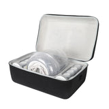 Maxbell Speaker Protective Case Cover Shock Absorption Soft Lining Hard Storage Case grey lining