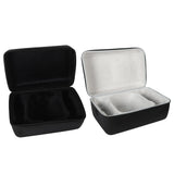 Maxbell Speaker Protective Case Cover Shock Absorption Soft Lining Hard Storage Case grey lining