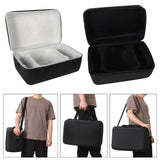 Maxbell Speaker Protective Case Cover Shock Absorption Soft Lining Hard Storage Case grey lining