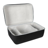 Maxbell Speaker Protective Case Cover Shock Absorption Soft Lining Hard Storage Case grey lining