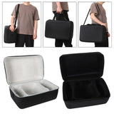Maxbell Speaker Protective Case Cover Shock Absorption Soft Lining Hard Storage Case grey lining