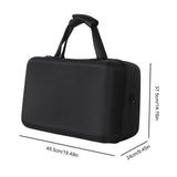 Maxbell Speaker Protective Case Cover Shock Absorption Soft Lining Hard Storage Case black lining