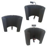 Maxbell Mic Sound Dampening Foam Microphone Isolation Shield for Broadcasting Studio A