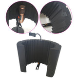 Maxbell Mic Sound Dampening Foam Microphone Isolation Shield for Broadcasting Studio B