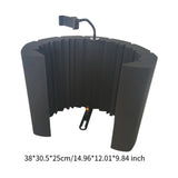 Maxbell Mic Sound Dampening Foam Microphone Isolation Shield for Broadcasting Studio B