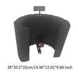 Maxbell Mic Sound Dampening Foam Microphone Isolation Shield for Broadcasting Studio C