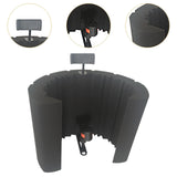 Maxbell Mic Sound Dampening Foam Microphone Isolation Shield for Broadcasting Studio C