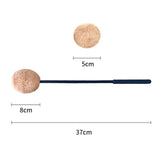 Maxbell Egong Mallet Large and Low Gongs Mallet for Yoga Acoustic Percussion Playing Brown 37x8x5cm
