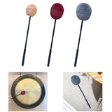 Maxbell Egong Mallet Large and Low Gongs Mallet for Yoga Acoustic Percussion Playing Brown 37x8x5cm