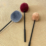 Maxbell Egong Mallet Large and Low Gongs Mallet for Yoga Acoustic Percussion Playing Brown 37x8x5cm