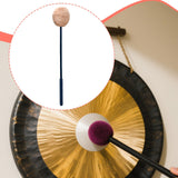 Maxbell Egong Mallet Large and Low Gongs Mallet for Yoga Acoustic Percussion Playing Brown 37x8x5cm