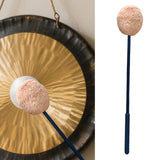 Maxbell Egong Mallet Large and Low Gongs Mallet for Yoga Acoustic Percussion Playing Brown 37x8x5cm