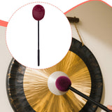 Maxbell Egong Mallet Large and Low Gongs Mallet for Yoga Acoustic Percussion Playing Red 37x9.5x6.5cm