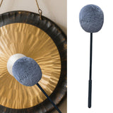 Maxbell Egong Mallet Large and Low Gongs Mallet for Yoga Acoustic Percussion Playing Gray Blue 37x10x7cm