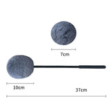 Maxbell Egong Mallet Large and Low Gongs Mallet for Yoga Acoustic Percussion Playing Gray Blue 37x10x7cm
