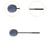 Maxbell Egong Mallet Large and Low Gongs Mallet for Yoga Acoustic Percussion Playing Gray Blue 37x10x7cm