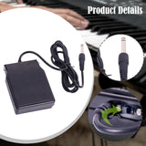 Maxbell Digital Piano Sustain Damping Pedal Anti Slip Base Accessory with Cable 1.5M