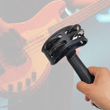 Maxbell Handheld Tambourine Ergonomic Handle Grip Handbell for Kids Adults KTV Party