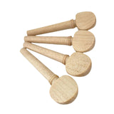 Maxbell 4Pcs Violin Peg Lightweight Easy to Use Practical Sturdy for 4/4 Size Violin