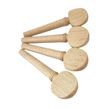 Maxbell 4Pcs Violin Peg Lightweight Easy to Use Practical Sturdy for 4/4 Size Violin