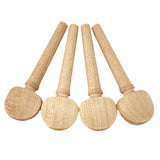 Maxbell 4Pcs Violin Peg Lightweight Easy to Use Practical Sturdy for 4/4 Size Violin