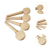 Maxbell 4Pcs Violin Peg Lightweight Easy to Use Practical Sturdy for 4/4 Size Violin