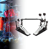 Maxbell Double Bass Drum Pedal Beginners Replacement Easy to Install Kick Drum Pedal