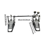 Maxbell Double Drum Pedal Easy to Install Non Slip Double Bass Pedal Replacement